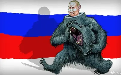 Русский медведь рисунок
