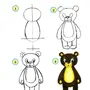 Медведь рисунок для детей простой