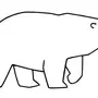 Рисунки белого медведя для срисовки
