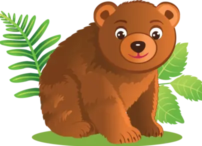 Картинка медведя для детей на белом фоне