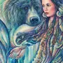Медведь И Девочка Картинки