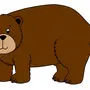 Картинка Бурый Медведь Для Детей