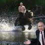 Путин На Медведе В Хорошем Качестве
