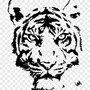 Тигр векторный рисунок