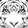Тигр векторный рисунок