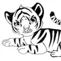 Рисунки Тигра Для Срисовки Легкие