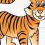 Тигр графика рисунок
