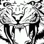 Тигр Простой Рисунок