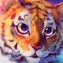 Рисунок тигра для срисовки