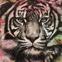 Тигр в цветах картинки