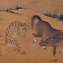 Картинка тигр и лошадь