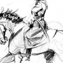 Картинка казачок на коне для детей