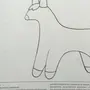 Дымковская игрушка лошадь рисунок
