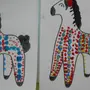 Дымковская игрушка лошадь рисунок