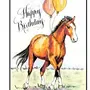 С днем рождения картинка с лошадью