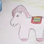 Конь с розовой гривой картинки для срисовки