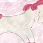 Конь с розовой гривой пряник
