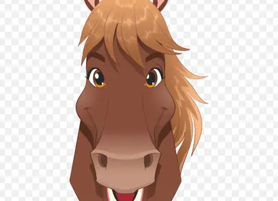 Морда лошади картинка для детей
