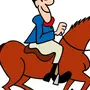 Картинка всадник на лошади для детей