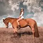 Девушки с лошадьми