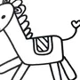 Лошадь Простой Рисунок Для Детей