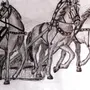 Тройка Лошадей Рисунок
