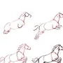 Лошадь Рисунок Карандашом Поэтапно