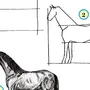 Лошадь рисунок карандашом поэтапно