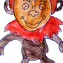 Нарисовать рисунок про обезьянку