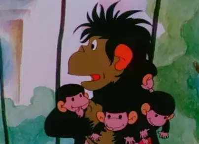 Мультик про обезьянок и их маму картинки