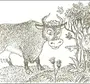 Рисунок бодливая корова