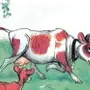 Рисунок бодливая корова