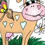 Корова рисунок для детей