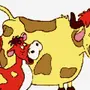 Корова из простоквашино картинка