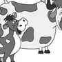 Корова из простоквашино картинка
