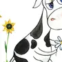 Корова рисунок милый
