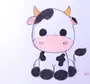 Рисунок Коровы Для Срисовки