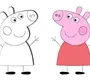 Рисунки Свинка Пеппа Для Срисовки