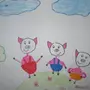 Три Поросенка Рисунок Для Детей Карандашом