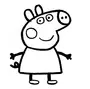 Свинка пеппа рисунок карандашом