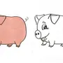 Свинья Детский Рисунок