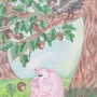 Рисунок Свинья Под Дубом