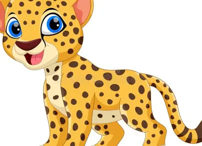 Леопард картинка для детей