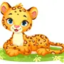 Леопард картинка для детей