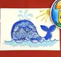 Рисунки рыба кит папа рисует