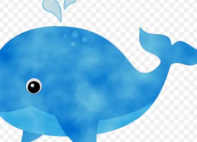 Синий кит рисунок