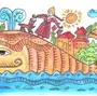 Рисунок чудо юдо рыба кит