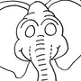 Голова слона рисунок