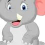 Картинка слоненок для детей