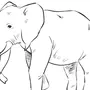Рисунок слоненок